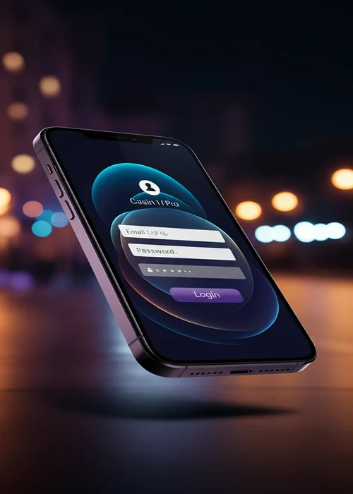 Interface de login Verde Casino avec connexion sociale intégrée